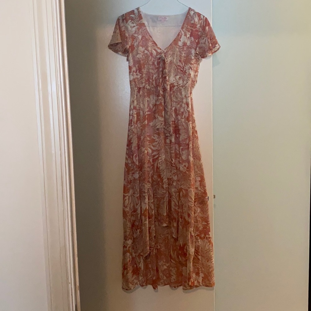 Pink lily dress medium.